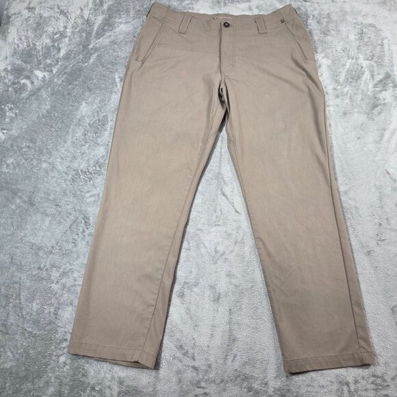5.11 Tactical Pants Mens 34X30 Khaki Edge Chino 7 Pockets Straight Leg - Picture 1 of 10